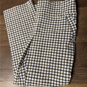 Ava & Grace Black and White Chinos Classic Checkered Pattern